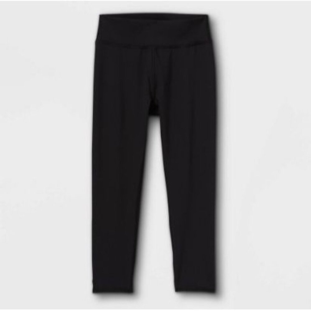 All In Motion Girls Black Capri Leggings Size XS